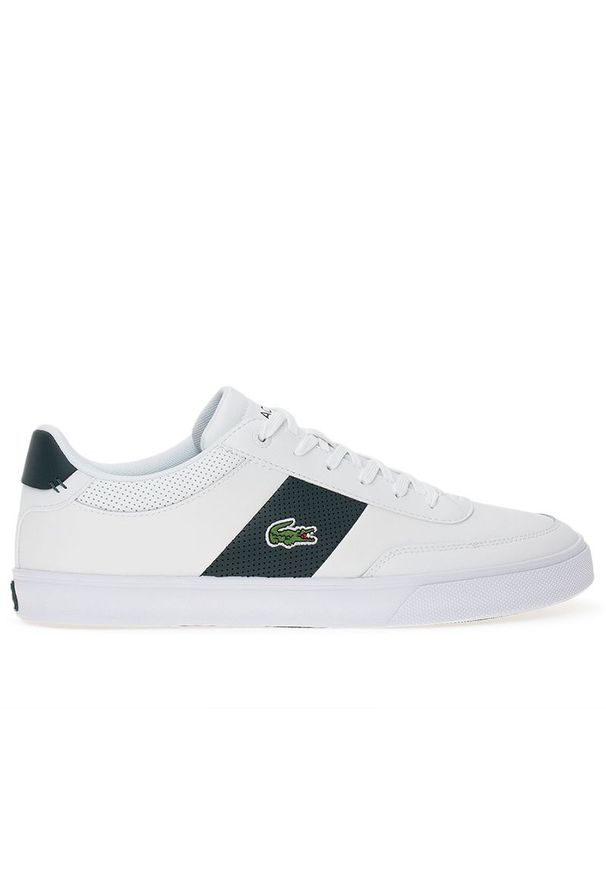 Buty Lacoste Court Master Pro 1232 SMA 745SMA0121-1R5 - białe. Okazja: na co dzień. Kolor: biały. Materiał: skóra, syntetyk. Szerokość cholewki: normalna