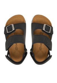 Calvin Klein Sandały Velcro V3X2-83328-0315 M Czarny. Kolor: czarny. Materiał: skóra #5