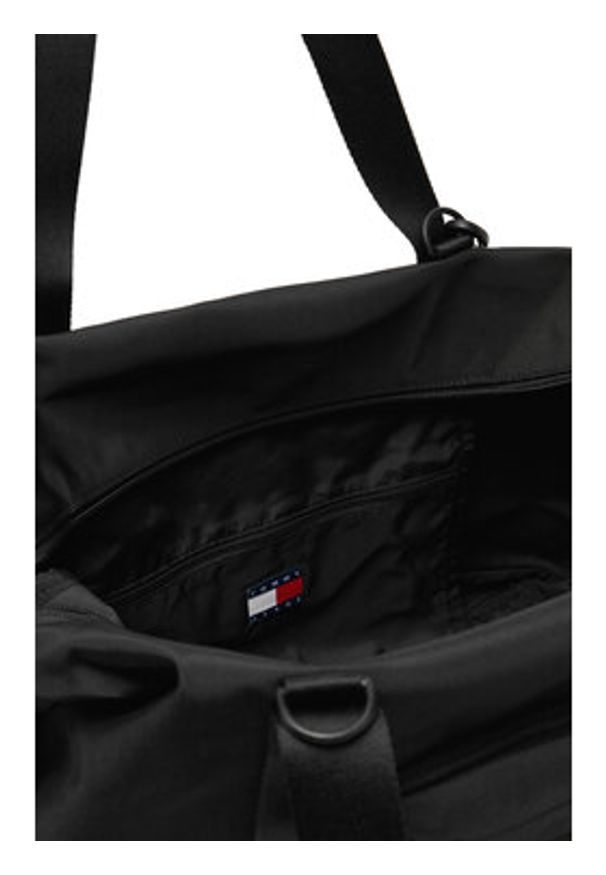 Tommy Jeans Torba Tjm Ess Daily Duffle AM0AM13322 Czarny. Kolor: czarny. Materiał: materiał