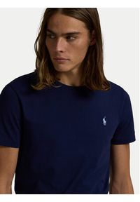 Polo Ralph Lauren T-Shirt 710671438404 Granatowy Slim Fit. Typ kołnierza: polo. Kolor: niebieski. Materiał: bawełna #3