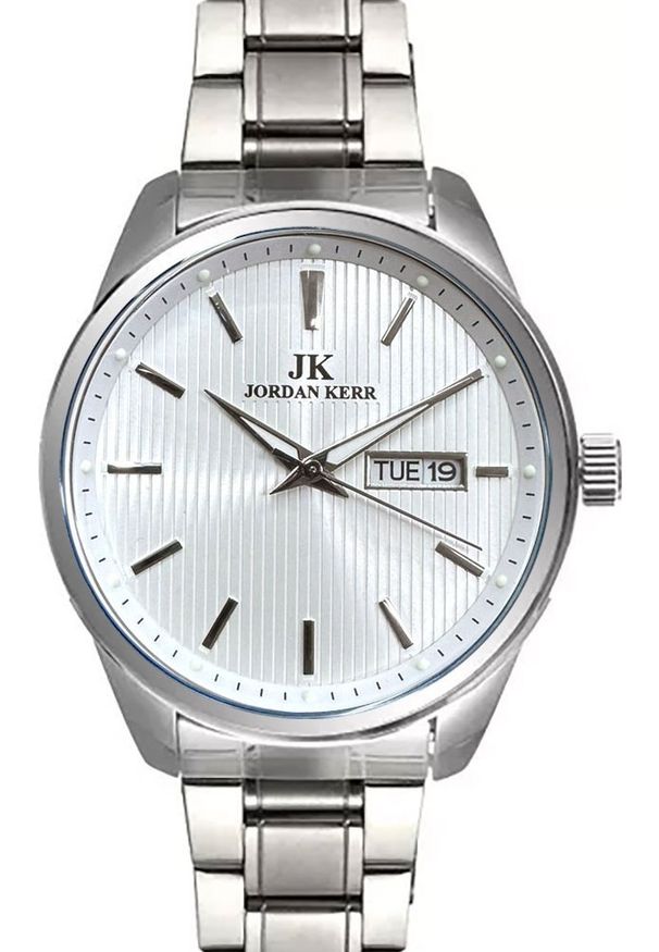 Zegarek Jordan Kerr Zegarek męski Jordan Kerr C4020 srebrna t. Kolor: srebrny