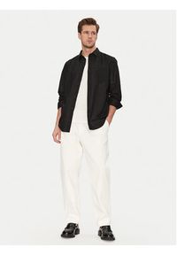 Calvin Klein Koszula K10K114488 Czarny Regular Fit. Kolor: czarny. Materiał: bawełna #5