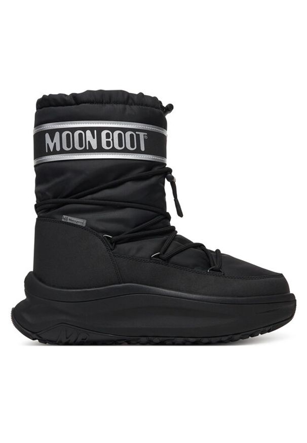 Moon Boot Śniegowce 80D2490010 Czarny. Kolor: czarny. Materiał: skóra