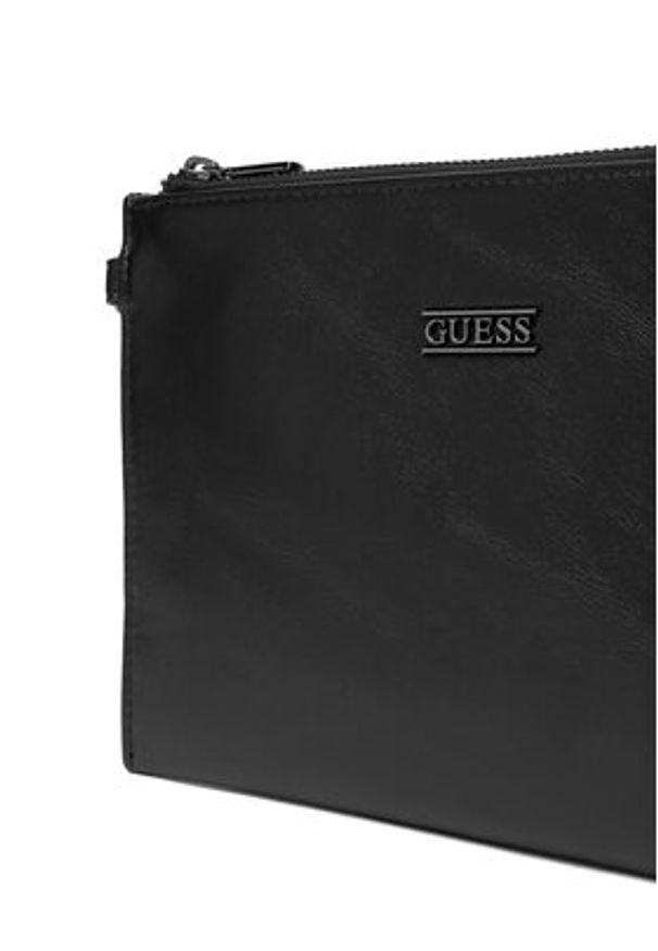 Guess Saszetka PMBOCA P5438 Czarny. Kolor: czarny. Materiał: skóra