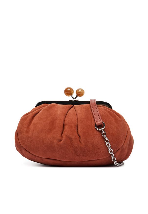 Weekend Max Mara Torebka 2615511014650 Brązowy. Kolor: brązowy. Materiał: zamszowe, skórzane