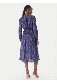 Rinascimento Sukienka koktajlowa CFC0128008003 Granatowy Regular Fit. Kolor: niebieski. Materiał: syntetyk. Styl: wizytowy #5