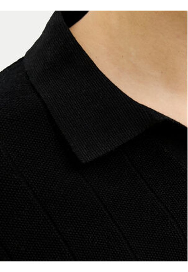 Jack & Jones Sweter Varenna 12272578 Czarny Relaxed Fit. Kolor: czarny. Materiał: bawełna