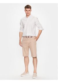 s.Oliver Szorty materiałowe 2128983 Brązowy Relaxed Fit. Kolor: brązowy. Materiał: bawełna #4