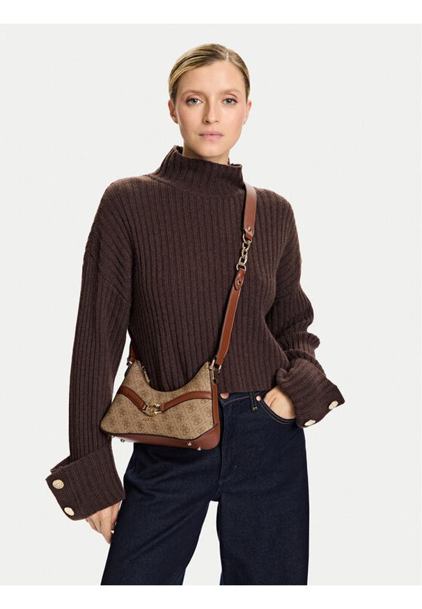 Guess Torebka Dea Mini HWSG79 93730 Brązowy. Kolor: brązowy. Materiał: skórzane