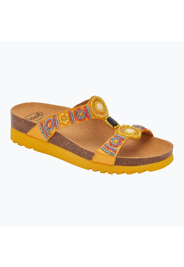 Klapki damskie Scholl New Bogota Wedge Med. Kolor: pomarańczowy