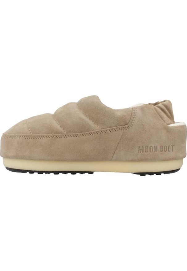 Moon Boot - Sandały MOON BOOT MB SANDAL BAND SUEDE Beżowy. Kolor: beżowy. Materiał: tkanina, skóra. Sezon: lato