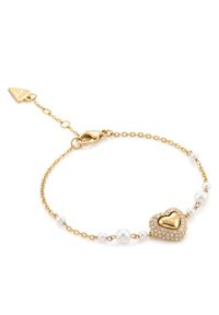 Guess Bransoletka JUBB06 009JW Złoty. Materiał: metalowe. Kolor: złoty #1