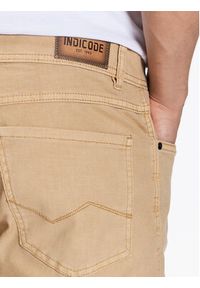INDICODE Spodnie materiałowe Rajan 60-249 Brązowy Regular Fit. Kolor: brązowy. Materiał: bawełna #3