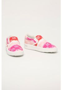 DKNY - Dkny - Tenisówki. Nosek buta: okrągły. Kolor: różowy. Materiał: guma #4