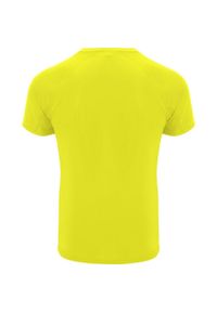ROLY - Męska Koszulka Sportowa Z Krótkim Rękawem Bahrain. Kolor: żółty. Długość rękawa: krótki rękaw. Długość: krótkie