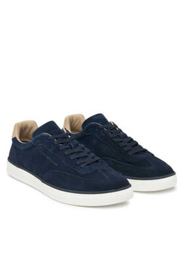 TOMMY HILFIGER - Tommy Hilfiger Sneakersy Lo Lux FM0FM05816 Granatowy. Kolor: niebieski. Materiał: skóra, zamsz