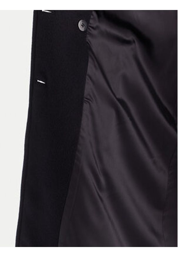 Marella Płaszcz wełniany Balcone 2523016112 Granatowy Regular Fit. Kolor: niebieski. Materiał: wełna, syntetyk