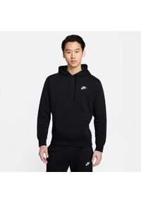 Bluza sportowa męska Nike Club Hoodie PO. Typ kołnierza: kaptur. Kolor: czarny