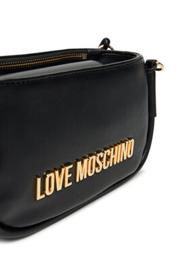 Love Moschino - LOVE MOSCHINO Torebka JC4235PP0MKL0000 Czarny. Kolor: czarny. Materiał: skórzane