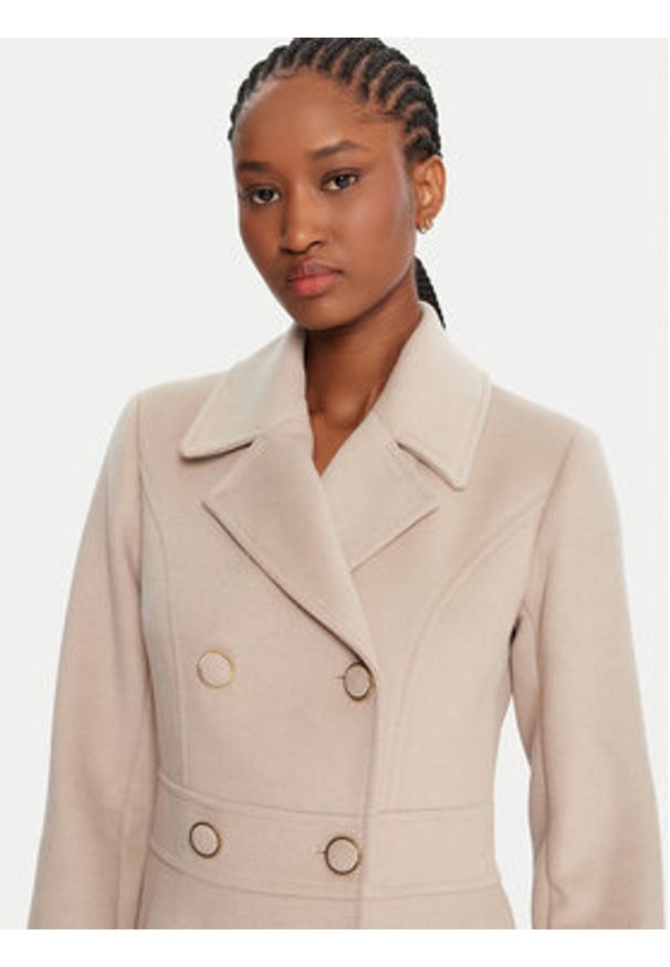 Rinascimento Płaszcz przejściowy CFC0126213003 Beżowy Regular Fit. Kolor: beżowy. Materiał: syntetyk