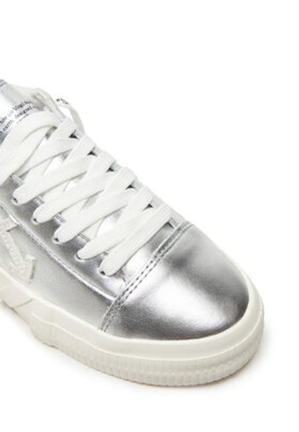 OFF-WHITE - Off-White Sneakersy OWIA178S22LEA0037201 Srebrny. Kolor: srebrny. Materiał: skóra