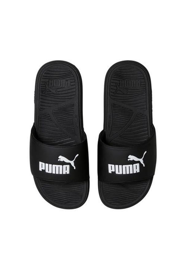Klapki basenowe dla dorosłych Puma Cool Cat 2.0. Kolor: biały, czarny, wielokolorowy. Materiał: syntetyk, materiał