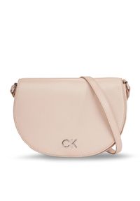 Calvin Klein Torebka Ck Daily Saddle Bag_Pearlized K60K611883 Szary. Kolor: szary. Materiał: skórzane #1