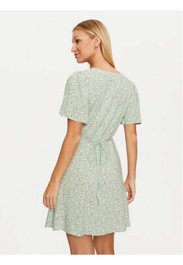 Vero Moda Sukienka letnia Alba 10292845 Zielony Regular Fit. Kolor: zielony. Materiał: wiskoza. Sezon: lato