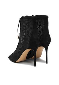 Eva Minge Botki EO-SASHA-LT18006-205 Czarny. Kolor: czarny. Materiał: materiał #5