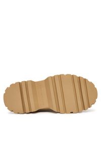 TOMMY HILFIGER - Tommy Hilfiger Śniegowce Real Shearling Pullon FW0FW08997 Beżowy. Kolor: beżowy. Materiał: zamsz, skóra #6