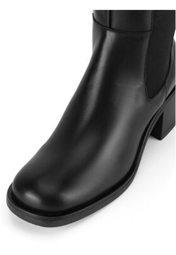 Gino Rossi Kozaki ELSA-24665RO Czarny. Kolor: czarny. Materiał: syntetyk