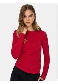 only - ONLY Bluzka Free Life 15365605 Czerwony Regular Fit. Kolor: czerwony. Materiał: syntetyk #7