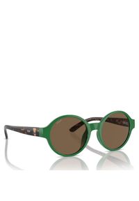 Okulary przeciwsłoneczne dziecięce Polo Ralph Lauren. Kolor: zielony