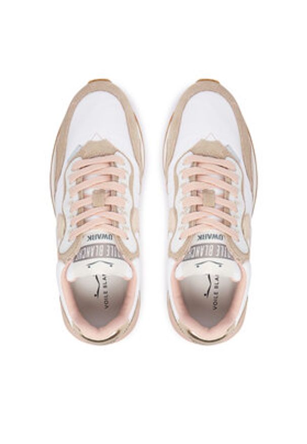 Voile Blanche Sneakersy 2018292-24 Beżowy. Kolor: beżowy. Materiał: zamsz, skóra
