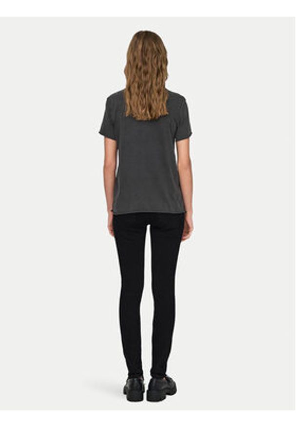 only - ONLY T-Shirt Lucy 15215721 Czarny Regular Fit. Kolor: czarny. Materiał: bawełna