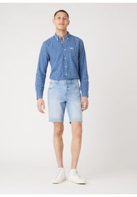 Wrangler - MĘSKIE SZORTY JEANSOWE WRANGLER TEXAS SHORTS CLEAR BLUE W11CZH280. Materiał: jeans #5