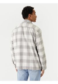 TOMMY HILFIGER - Tommy Hilfiger Koszula Flannel MW0MW40483 Szary Regular Fit. Kolor: szary. Materiał: bawełna #5