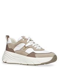 Geox Sneakersy D Diamanta D36UFE 08522 C0118 Biały. Kolor: biały. Materiał: skóra, zamsz #5