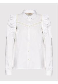 Rinascimento Koszula CFC0102962003 Biały Regular Fit. Kolor: biały. Materiał: bawełna