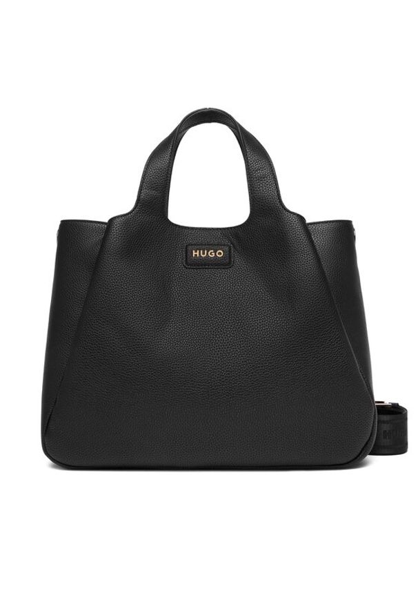 Hugo - HUGO Torebka 50557864 Czarny. Kolor: czarny. Materiał: skórzane