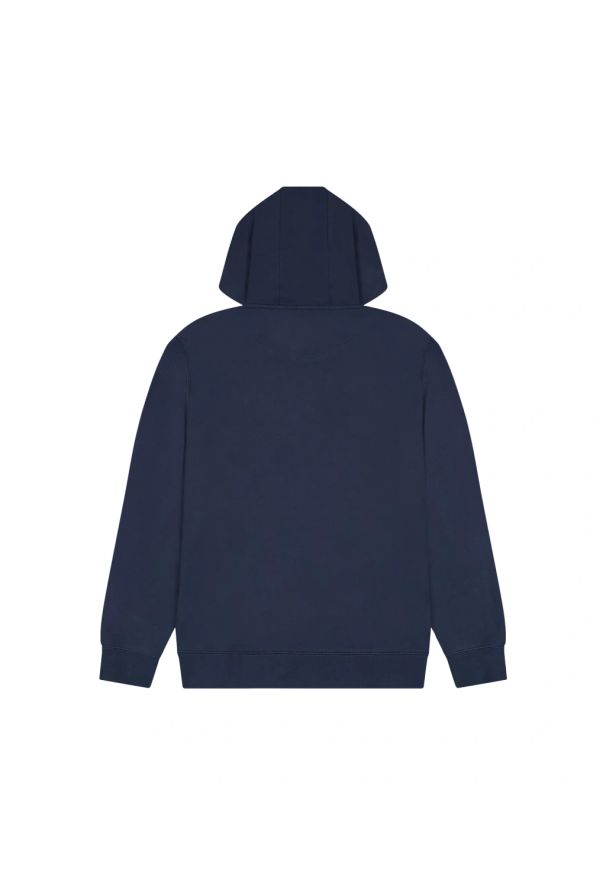 Wrangler - MĘSKA BLUZA WRANGLER GRAPHIC ZIP HOODIE NAVY 112371461