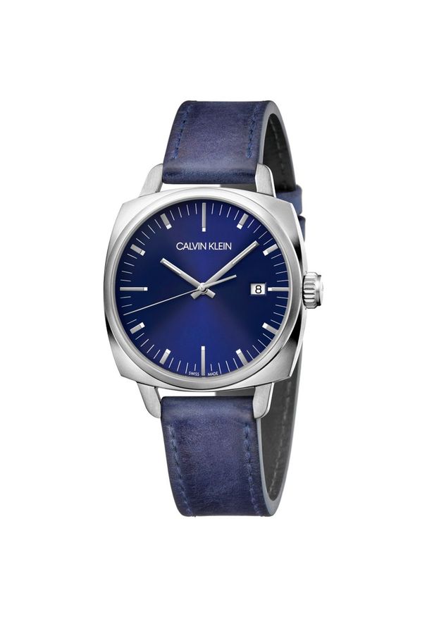 Calvin Klein - CALVIN KLEIN RABAT ZEGAREK Fraternity K9N111VN. Materiał: skóra. Styl: klasyczny, elegancki