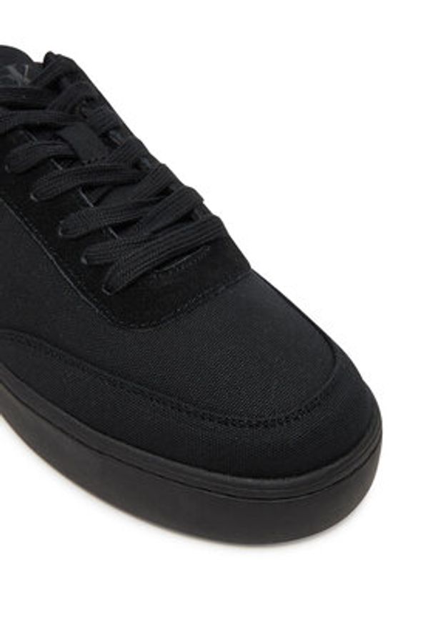 Calvin Klein Jeans Sneakersy Classic Cupsole Mg Canvas YM0YM01218 Czarny. Kolor: czarny. Materiał: materiał