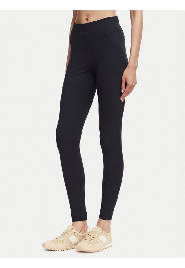 Beverly Hills Polo Club Legginsy P-SS26W-TL516528-0298 Granatowy Slim Fit. Kolor: niebieski. Materiał: bawełna
