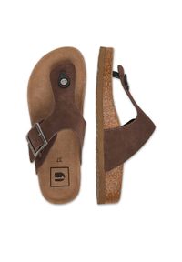 G-Star RAW - G-Star Raw Japonki CWB-WS-1128-51-S Brązowy. Kolor: brązowy. Materiał: skóra, zamsz #1
