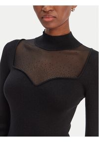 Guess Sweter W6RR45 Z4842 Czarny Regular Fit. Kolor: czarny. Materiał: syntetyk #5