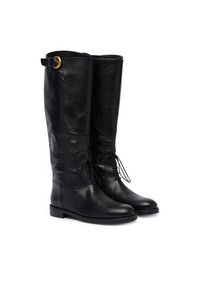 Weekend Max Mara Oficerki Visby 2525796015600 Czarny. Kolor: czarny. Materiał: skóra #2