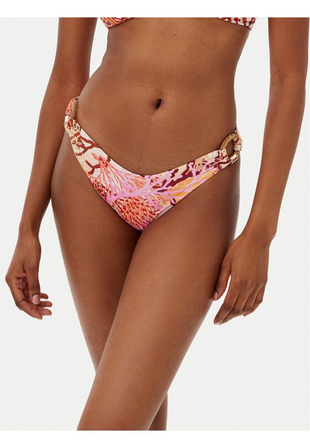 Guess Dół od bikini E5GO30 KCUN0 Koralowy. Kolor: pomarańczowy. Materiał: syntetyk