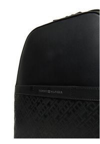 TOMMY HILFIGER - Tommy Hilfiger Plecak Th Monogram Backpack AM0AM13071 Czarny. Kolor: czarny. Materiał: skóra #4