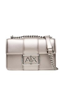 Armani Exchange Torebka XW000071 AF12039 U8097 Srebrny. Kolor: srebrny. Materiał: skórzane
